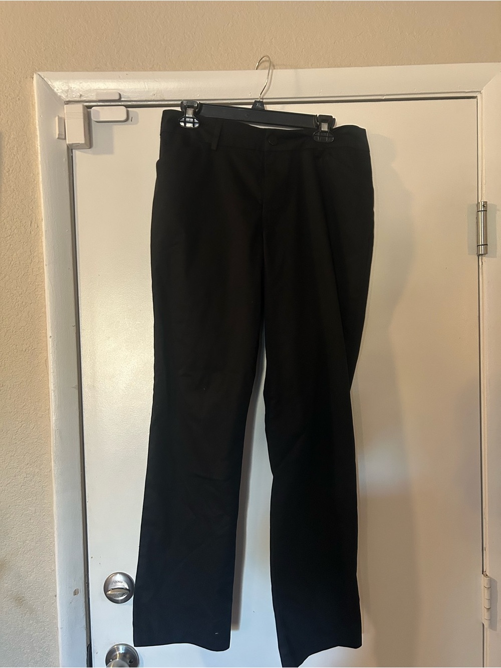 Lee Black Wrinkle-Free Dress Pants